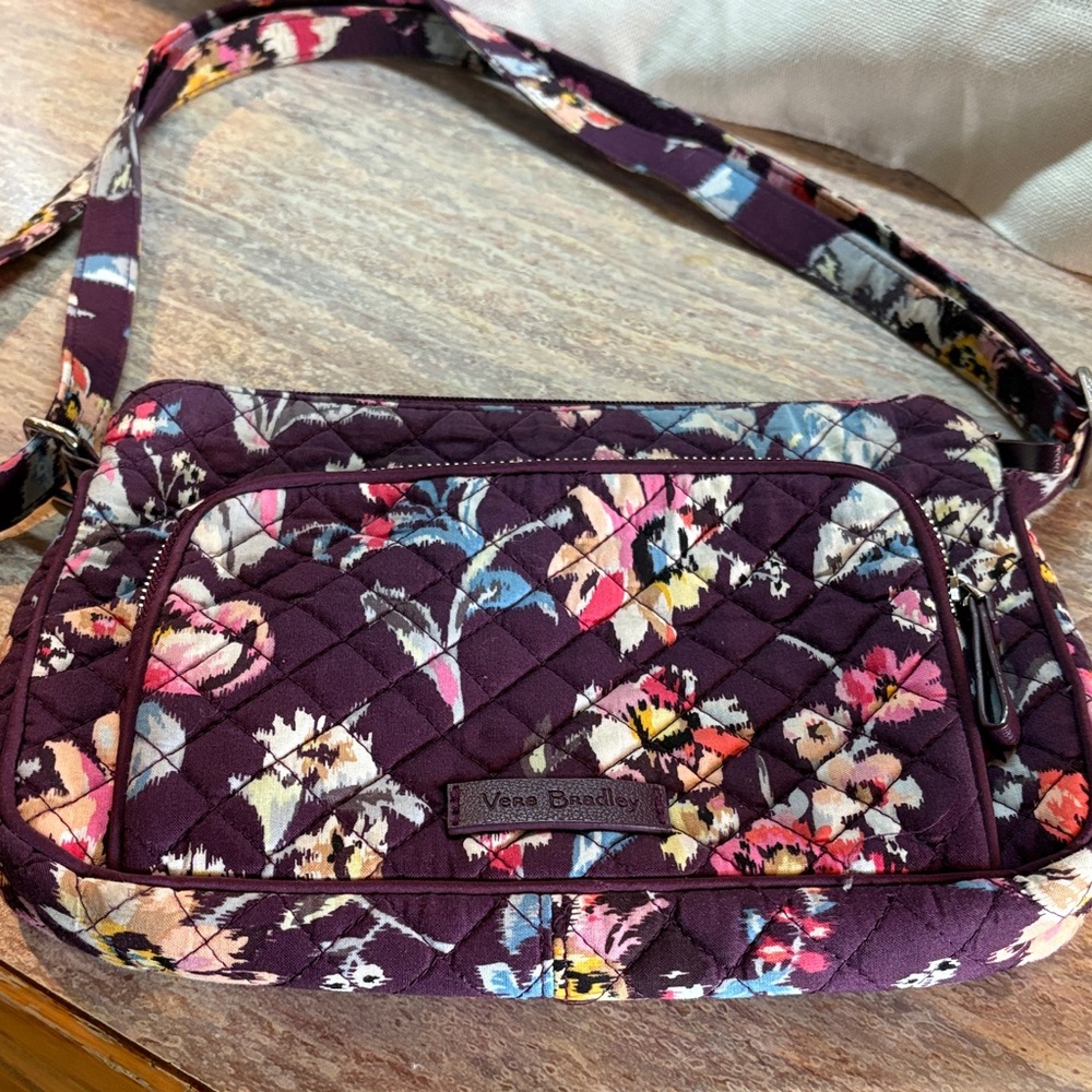 Vera Bradley Multicolor Floral Quilted Crossbody Bag NWOT